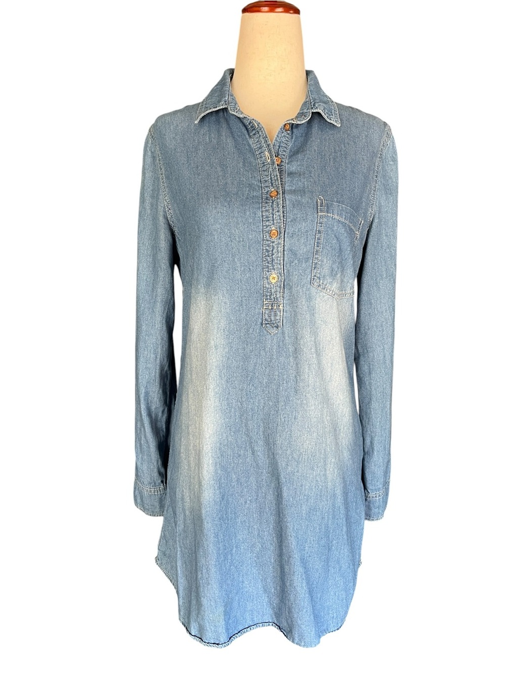 Ci Sono Denim Collection chambray mini dress